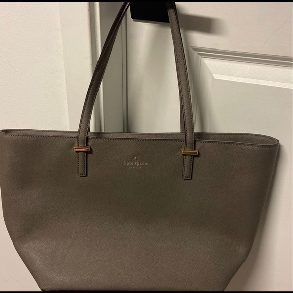 Gray Kate spade, never used. Lining has no stains. - Picture 3 of 5